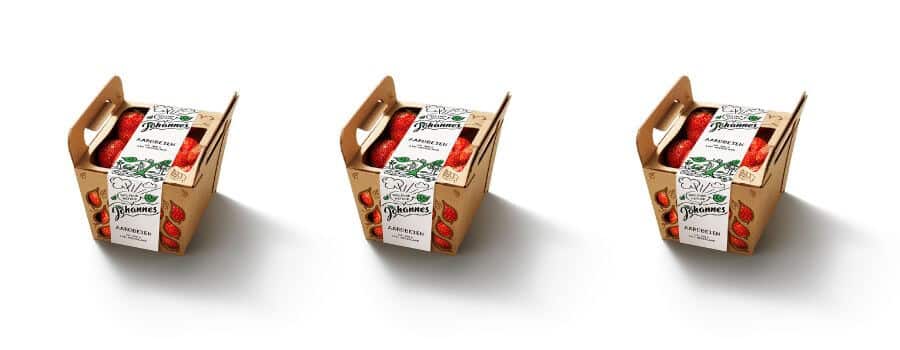 packaging fresas sostenible