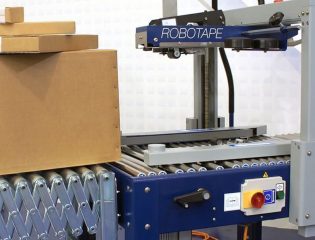 precintadora semiautomática para cajas de cartón